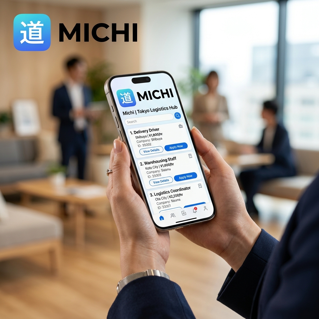 Michi App on Phone